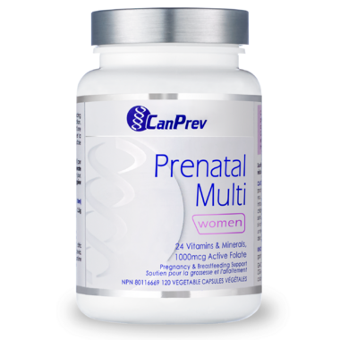 CanPrev Prenatal Multivitamin 120 Vegi-capsules